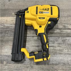AS-IS DEWALT 20V MAX XR Lithium-Ion Electric Cordless 18-Gauge Brad Nailer (Tool Only)