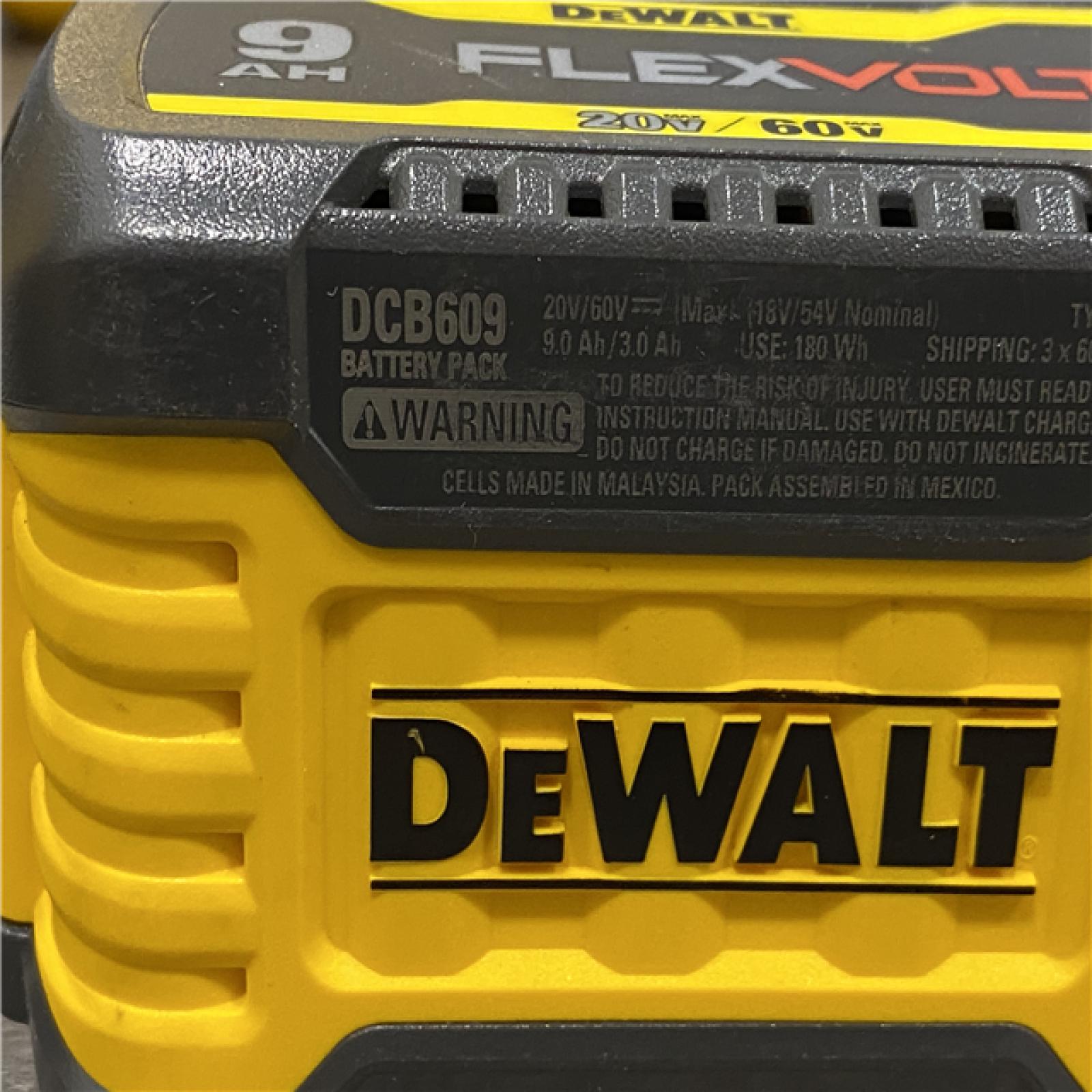AS-IS DEWALT FLEXVOLT 60V MAX 125 MPH 600 CFM Brushless Cordless Battery Powered Blower Kit