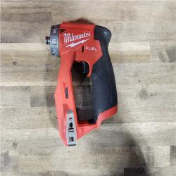 HOUSTON LOCATION - AS-IS Milwaukee M12 FUEL 12V Lithium-Ion Brushless Cordless 4-in-1 Installation 3/8 in. Drill Driver Kit with 4-Tool Heads