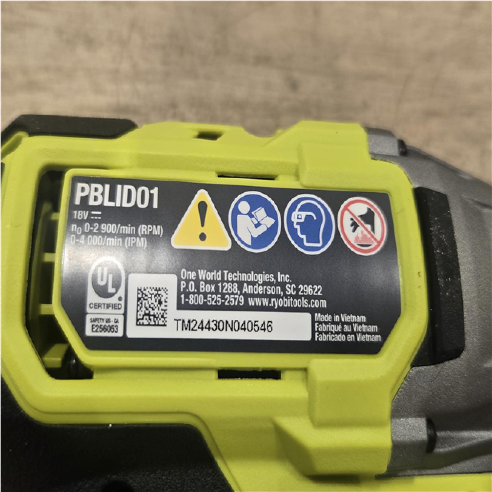 AS-IS RYOBI ONE+ HP 18V Brushless Cordless 2-Tool Combo Kit
