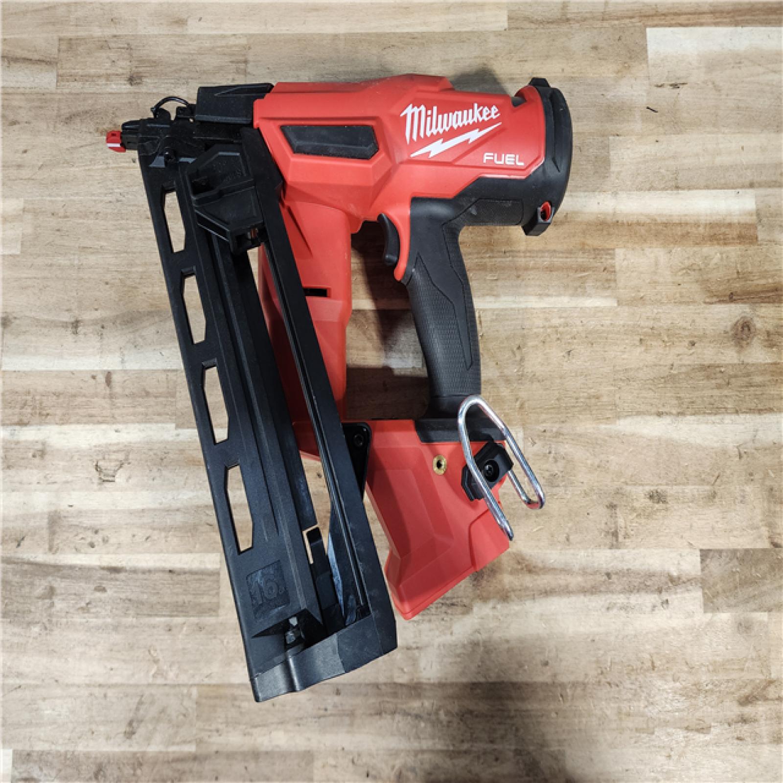 HOUSTON LOCATION - AS-IS Milwaukee FUEL 18-Volt Lithium-Ion Brushless Cordless Gen II 16-Gauge Angled Finish Nailer (Tool-Only)
