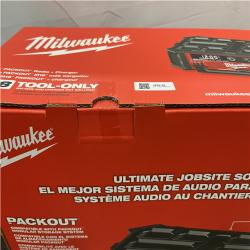 NEW - Milwaukee 18 Lithium-Ion Cordless PACKOUT Radio/Speaker with Built-In Charger