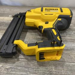 AS-IS DEWALT 20V MAX XR Lithium-Ion Electric Cordless 18-Gauge Brad Nailer (Tool Only)