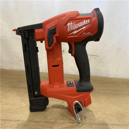 AS-IS Milwaukee FUEL 18-Volt Lithium-Ion Brushless Cordless 18-Gauge 1/4 in. Narrow Crown Stapler (Tool-Only)