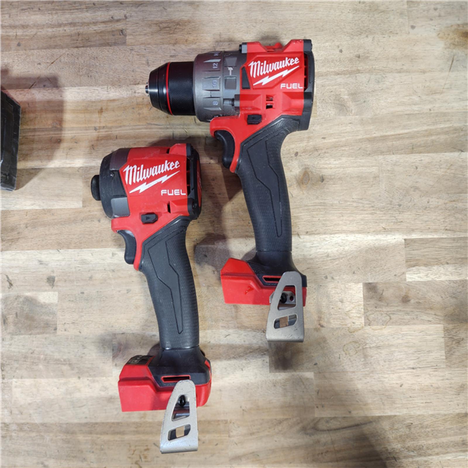 HOUSTON LOCATION - AS-IS MILWAUKEE FUEL 18V Lithium-Ion Brushless Cordless Hammer Drill and Impact Driver Combo Kit (2-Tool) with 2 Batteries