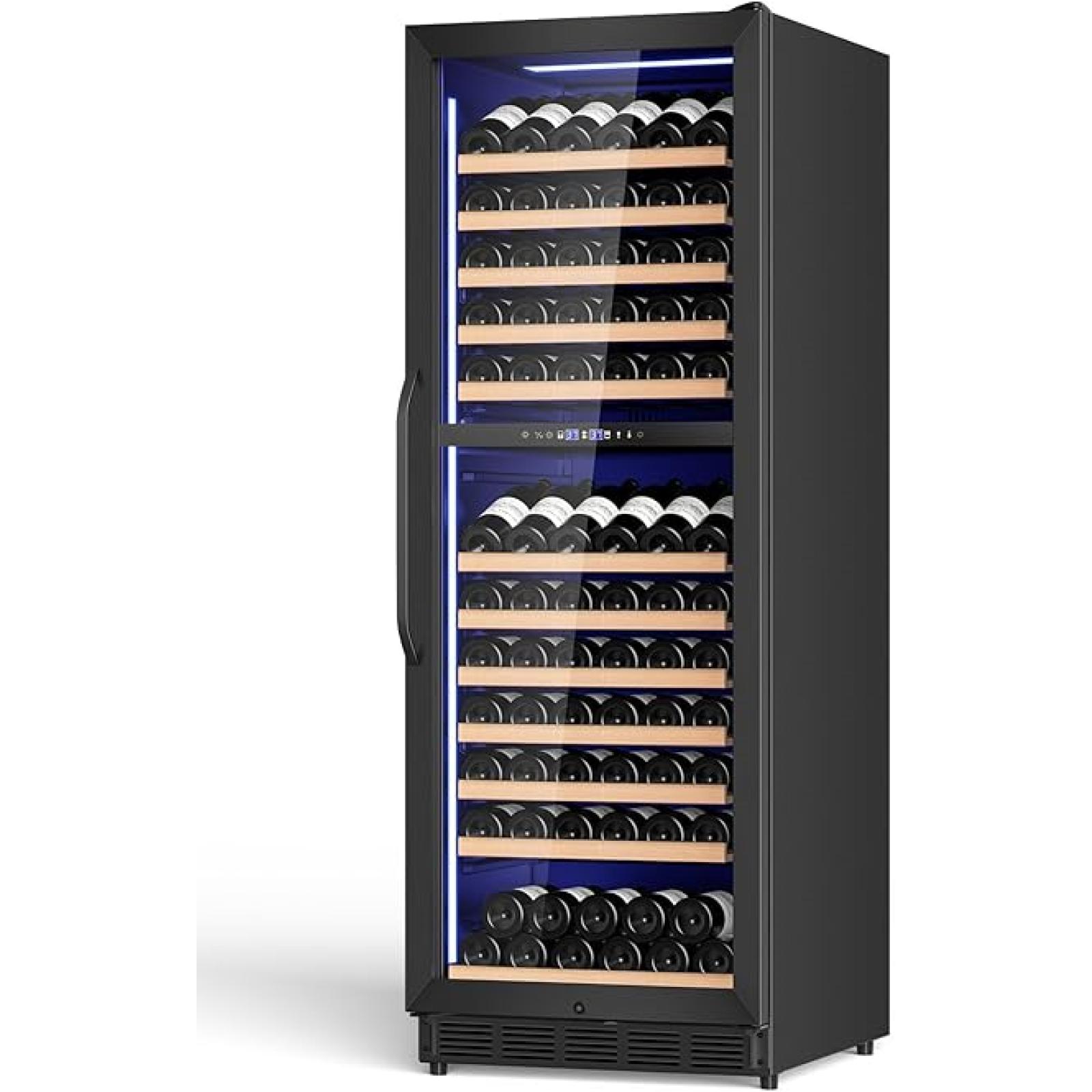 Phoenix NER Velivi 24 Inch Dual-Zone Wine Fridge  Freestanding/Built-in Wine Cooler Refrigerator  Large (SEALED)