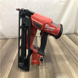 AS-IS  Milwaukee FUEL 18-Volt Lithium-Ion Brushless Cordless Gen II 16-Gauge Angled Finish Nailer (Tool-Only)
