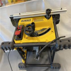 AS-IS - DeWalt 15 Amps Corded 8-1/4 in. Compact Portable Table Saw