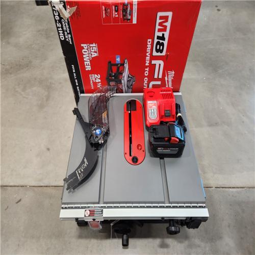 AS-IS Milwaukee M18 FUEL ONE-KEY Lithium-Ion Brushless Cordless 8-1/4 Table Saw Kit