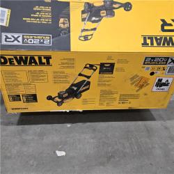 AS-IS DeWalt 2X20V MAX DCMWP234U2 21 in. 20 V Battery Lawn Mower Kit (Battery & Charger)