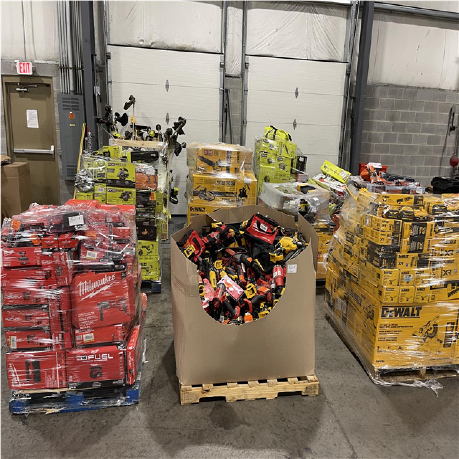 Pittston Location As-Is Power Tools Partial Truckload (11 Pallets) 7862-A