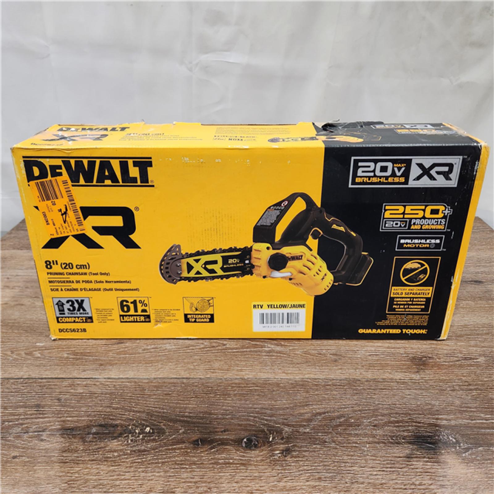 AS-IS Dewalt 20V 550 PSI  1 GPM Cordless Power Cleaner W/ 4 Nozzles Tool-Only DCPW550B