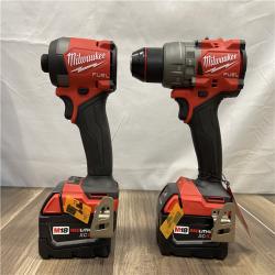 AS-IS Milwaukee M18 FUEL 18V Lithium-Ion Brushless Cordless Hammer Drill and Impact Driver Combo Kit