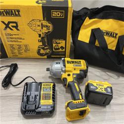 AS-IS DEWALT 20V MAX Lithium-Ion Cordless 1/2 in. Impact Wrench Kit