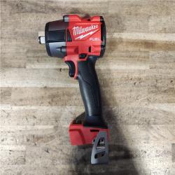 HOUSTON LOCATION - AS-IS Milwaukee FUEL18V Lithium-Ion Brushless Cordless Mid Torque 1/2 in. Impact Wrench w/Friction Ring (Tool-Only