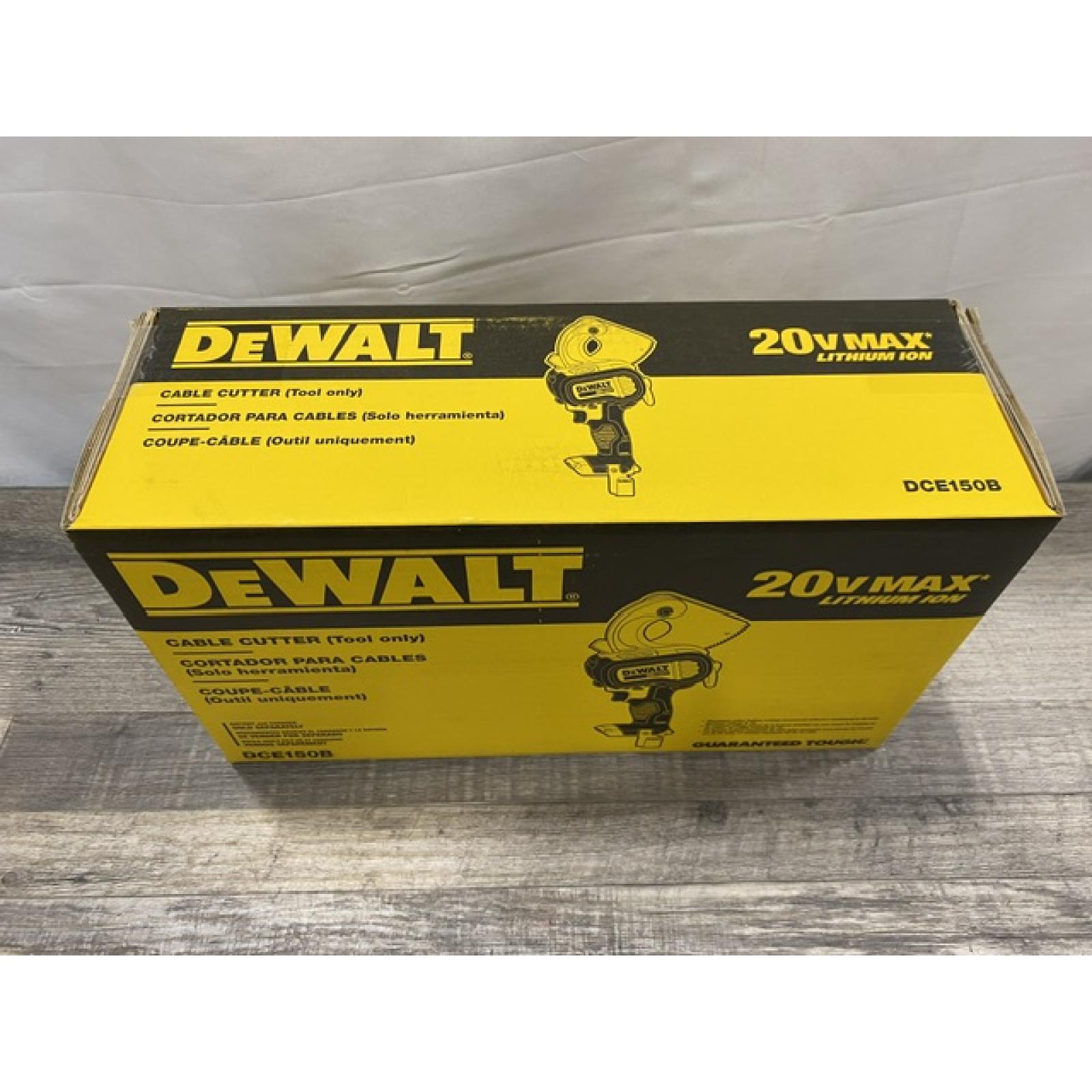 NEW - DEWALT 20V MAX Cordless Electrical Cable Cutting Tool (Tool Only)
