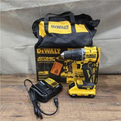 GOOD DEWALT ATOMIC 20-Volt Lithium-Ion Cordless 1/2 in. Compact Hammer Drill with 3.0Ah Battery, Charger and Bag