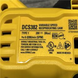 AS-IS DEWALT 20V MAX Cordless Brushless Reciprocating Saw (Tool Only)