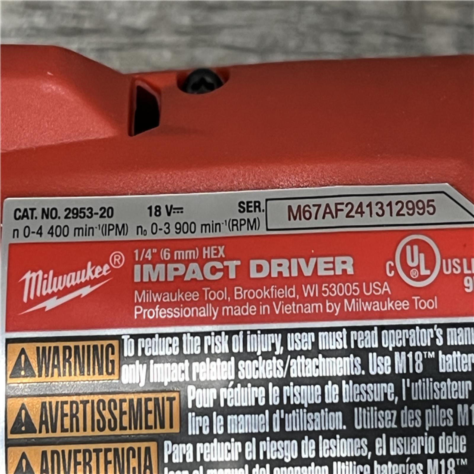 AS-IS Milwaukee FUEL 18V Lithium-Ion Brushless Cordless Hammer Drill and Impact Driver Combo Kit