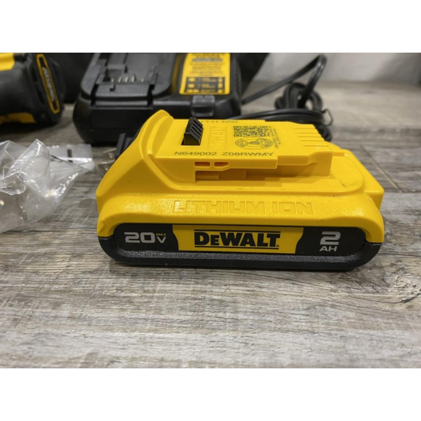 AS-IS DEWALT Atomic 20V Lithium-Ion Cordless Compact 1/2 in. Drill/Driver Kit