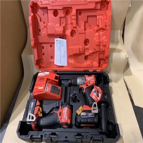 Excellent - Milwaukee M18 FUEL 18V Lithium-Ion Brushless Cordless Hammer Drill and Impact Driver Combo Kit (2-Tool) with 2 Batteries