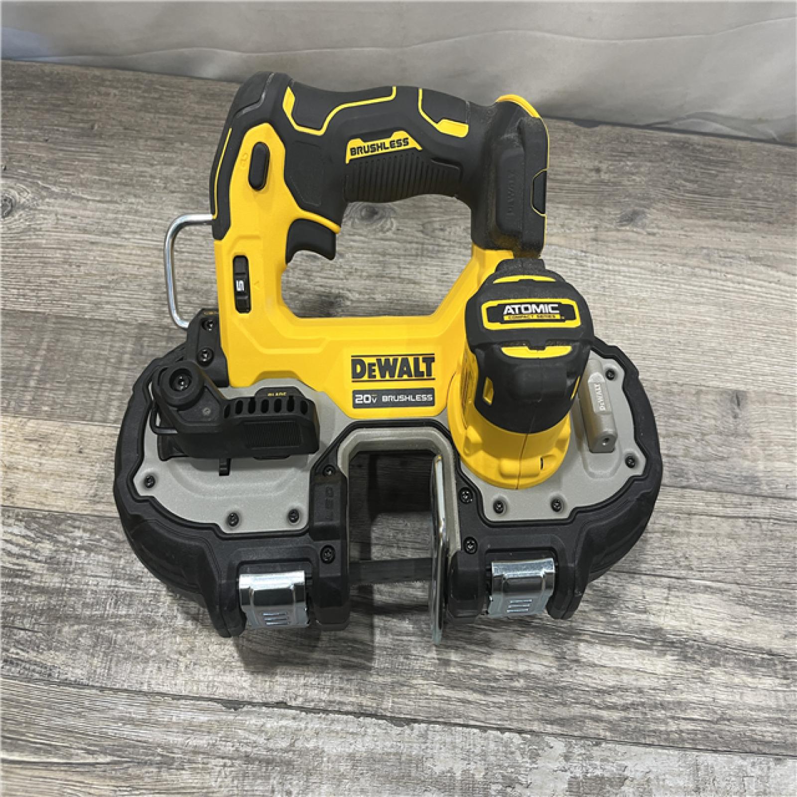 AS-IS DEWALT ATOMIC 20V MAX Cordless Brushless Compact 1-3/4 in. Bandsaw (Tool Only)