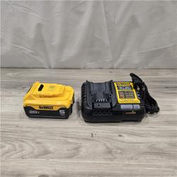AS-IS DEWALT 20-Volt Maximum XR 5.0 Ah Battery and Charger Kit