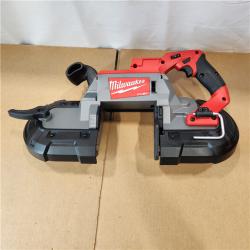 AS IS Milwaukee M18 FUEL 18-Volt Lithium-Ion Brushless Cordless Deep Cut Band Saw (Tool-Only)