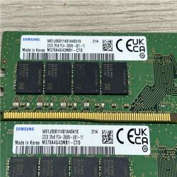 AS-IS Samsung 128GB(4x32GB) 2Rx8 PC4-2666V UDIMM Desktop Memory M378A4G43MB1-CTD