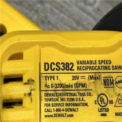 AS-IS DEWALT 20V MAX Cordless Brushless Reciprocating Saw (Tool Only)