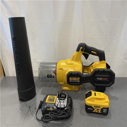 AS-IS - DeWalt FLEXVOLT 60V MAX 125 MPH 600 CFM Brushless Cordless Battery Powered Blower Kit