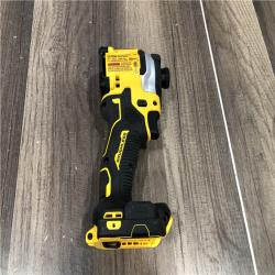 AS-IS DEWALT ATOMIC 20V MAX Cordless Brushless Compact 1/4 in. Impact Driver (Tool Only)