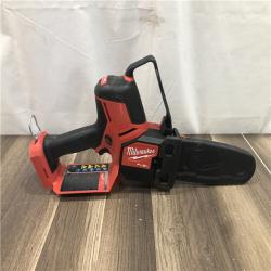 AS-IS  Milwaukee FUEL 18V Lithium-Ion Brushless Battery 8 in. HATCHET Pruning Saw (Tool-Only)