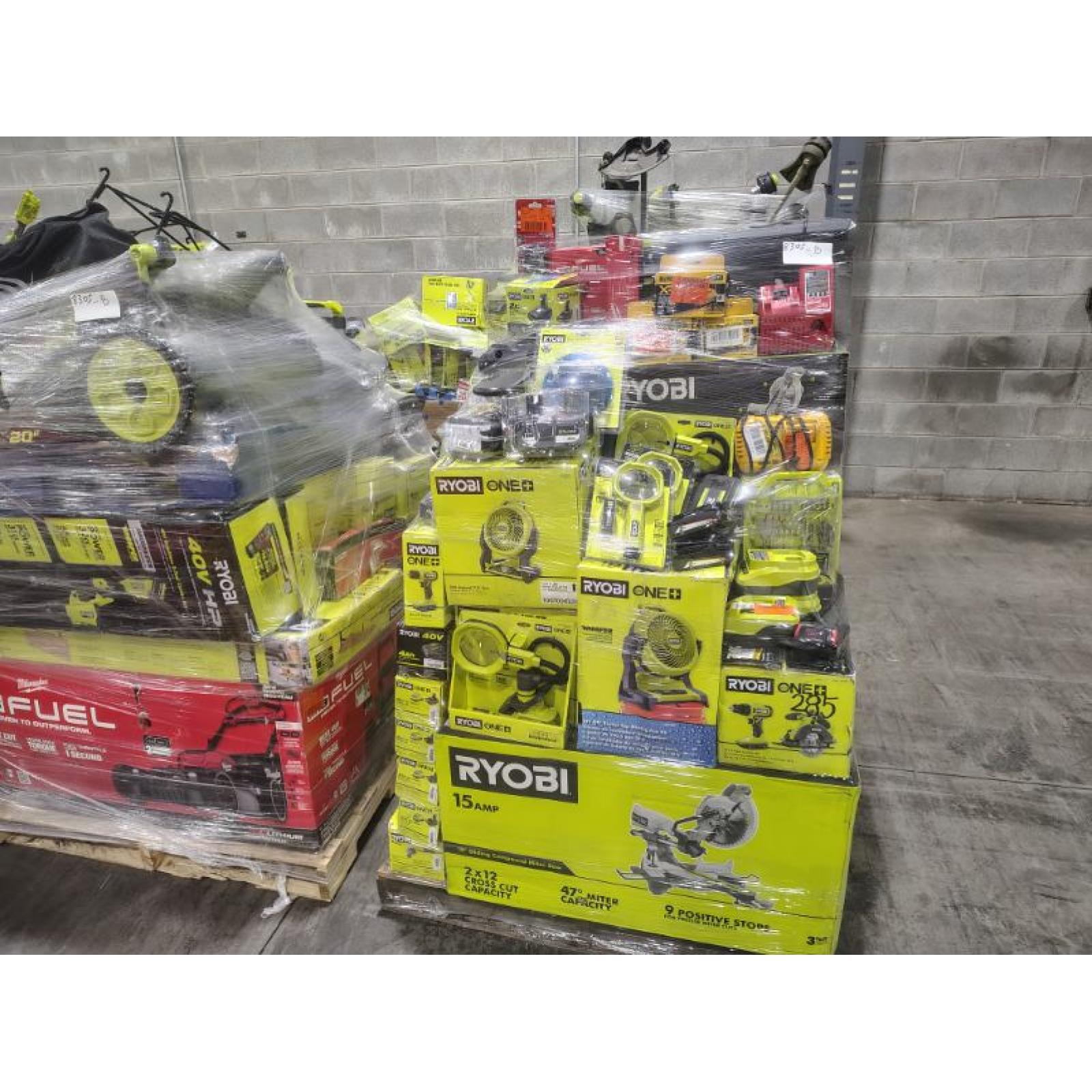 Pittston Location As-Is Power Tools Partial Truckload (13 Pallets) 8305-B