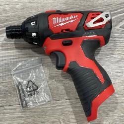 AS-IS Milwaukee 12V Lithium-Ion Cordless 1/4 in. Hex Screwdriver Kit