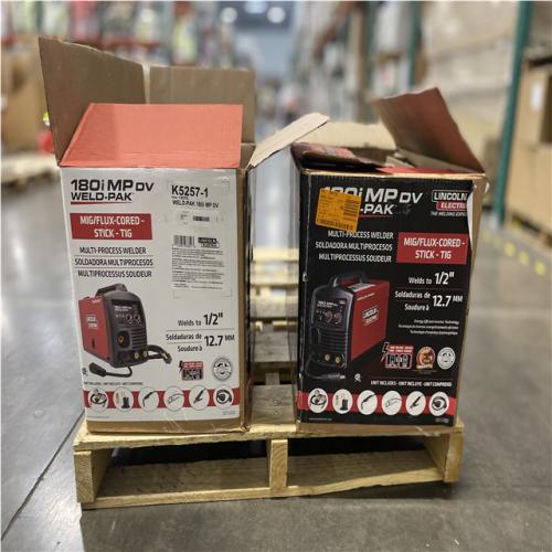 Dallas Location - As-Is Lincoln K5257-1 180i MP DV Weld Pak(Lot Of 2)