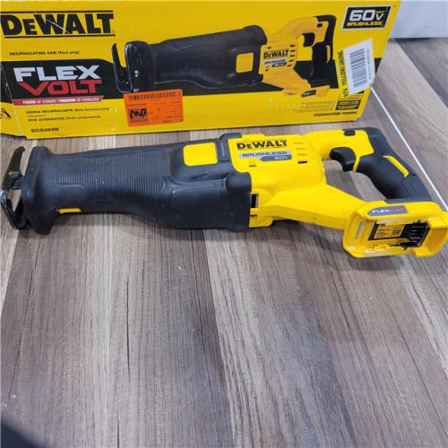 AS-IS DeWalt DCS389B FLEXVOLT 60V MAX Cordless Brushless Reciprocating Saw (Tool-Only)