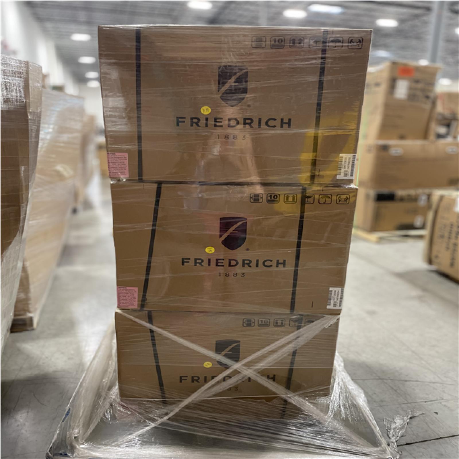 DALLAS LOCATION - Friedrich WallMaster Wall Air Conditioner W/ Heat Pump  1215 Watt  230V  11300 BTU PALLET-(3 UNITS)