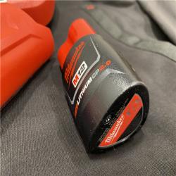 AS-IS Milwaukee Men's Large 12-Volt Lithium-Ion Cordless Black Heated Jacket Hoodie Kit