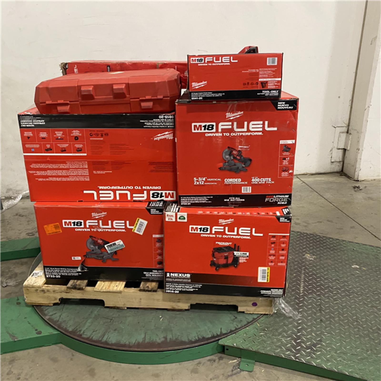 Dallas Location - As-Is MILWAUKEE Tool Pallet