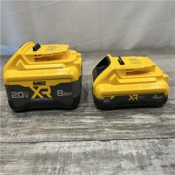 LIKE NEW - DEWALT 20V XR Lithium-Ion Starter Pack with 8.0 Ah and 4.0 Ah Battery Packs and Charger