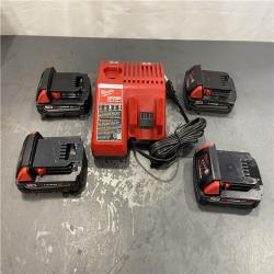 AS-IS - Milwaukee M18 18-Volt Lithium-Ion Compact Battery Pack Kit 2.0Ah (4-Pack)