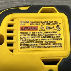 AS-IS DEWALT ATOMIC 20V MAX Cordless Brushless Oscillating Multi Tool Kit