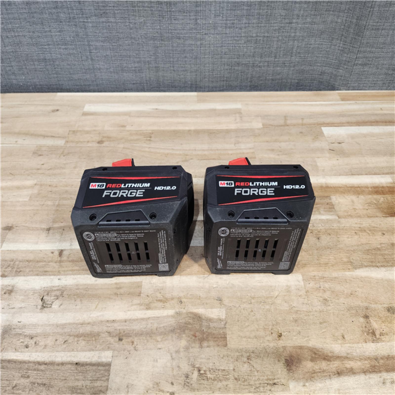 HOUSTON LOCATION - AS-IS MILWAUKEE FORGE BATTERY PACK QTY - 2