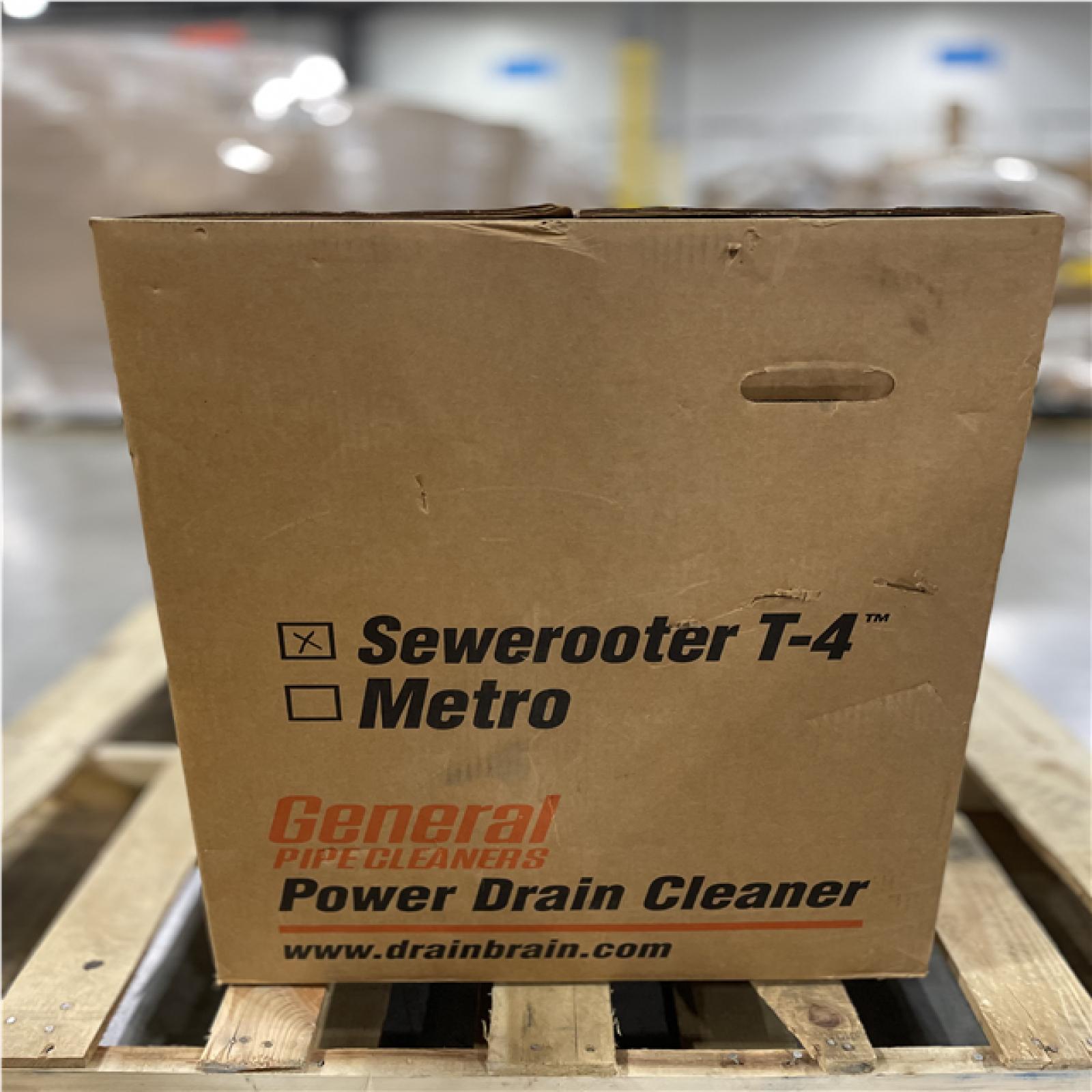 DALLAS LOCATION- GENERAL WIRE T4 Sewerooter Drain Cleaner 100-ft x 9/16-in Cable