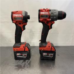 AS-IS - Milwaukee M18 FUEL 18V Lithium-Ion Brushless Cordless Hammer Drill and Impact Driver Combo Kit (2-Tool) with 2 Batteries
