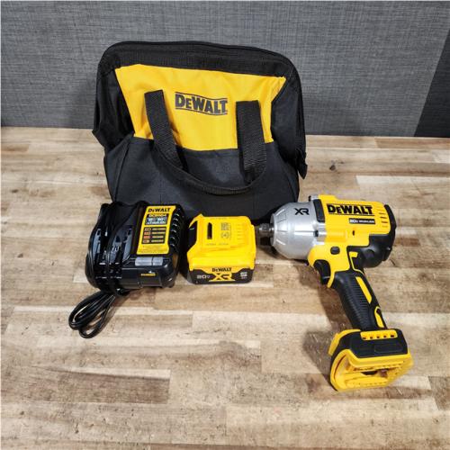 HOUSTON LOCATION - AS - IS DEWALT 20V MAX Lithium-Ion Cordless 1/2 in. Impact Wrench Kit