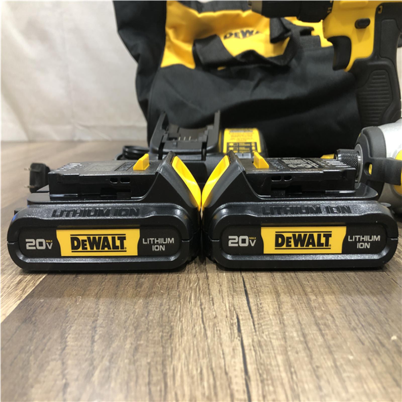 AS-IS DEWALT 20V MAX Cordless Drill/Impact 2 Tool Combo Kit