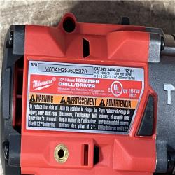 Houston Location AS-IS Milwaukee FUEL 12V Lithium-Ion Brushless Cordless 1/2 in. Hammer Drill (Tool-Only)