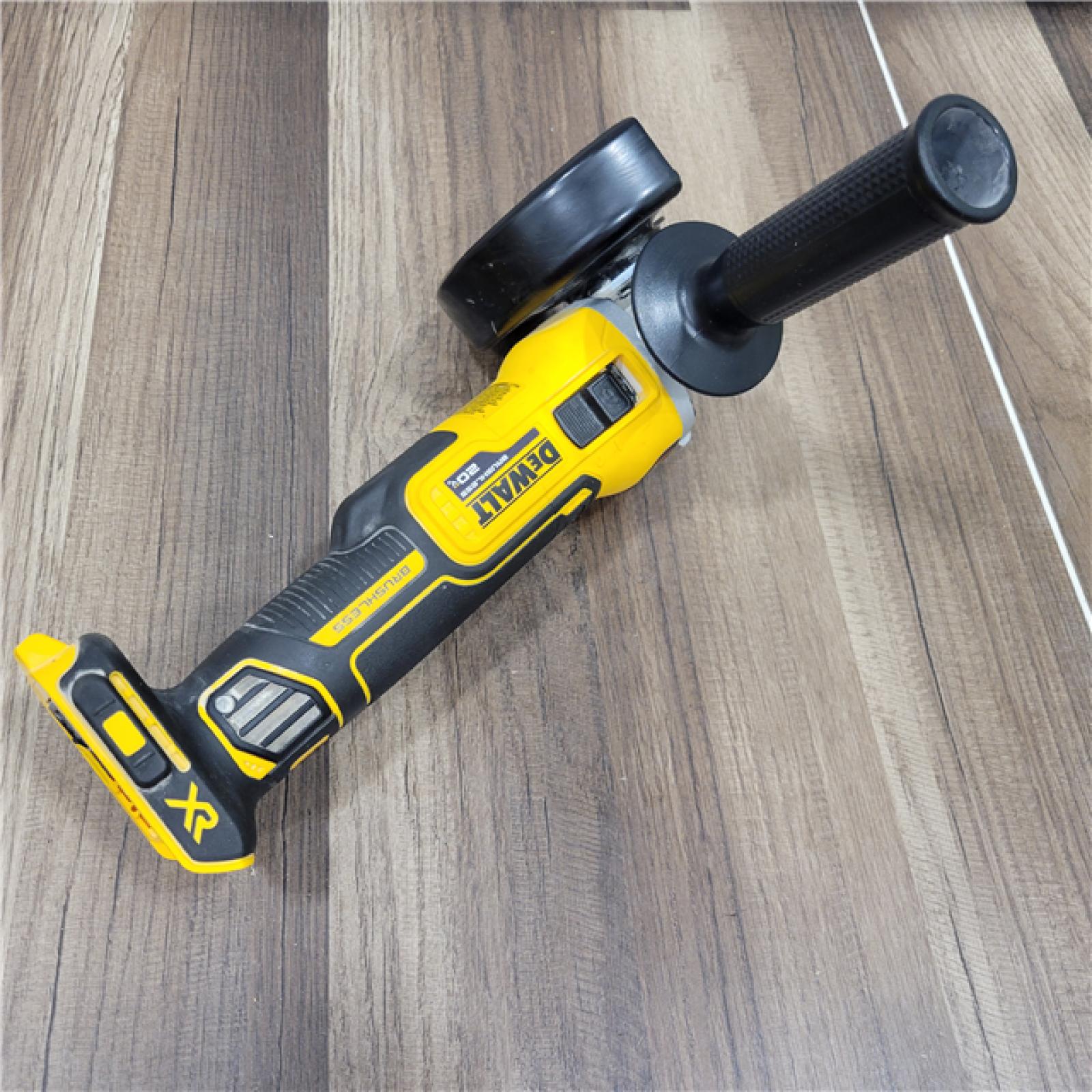 AS-IS DeWalt DCG405B 20V Max XR 4.5-Inch Slide Switch Small Angle Grinder (Tool Only)